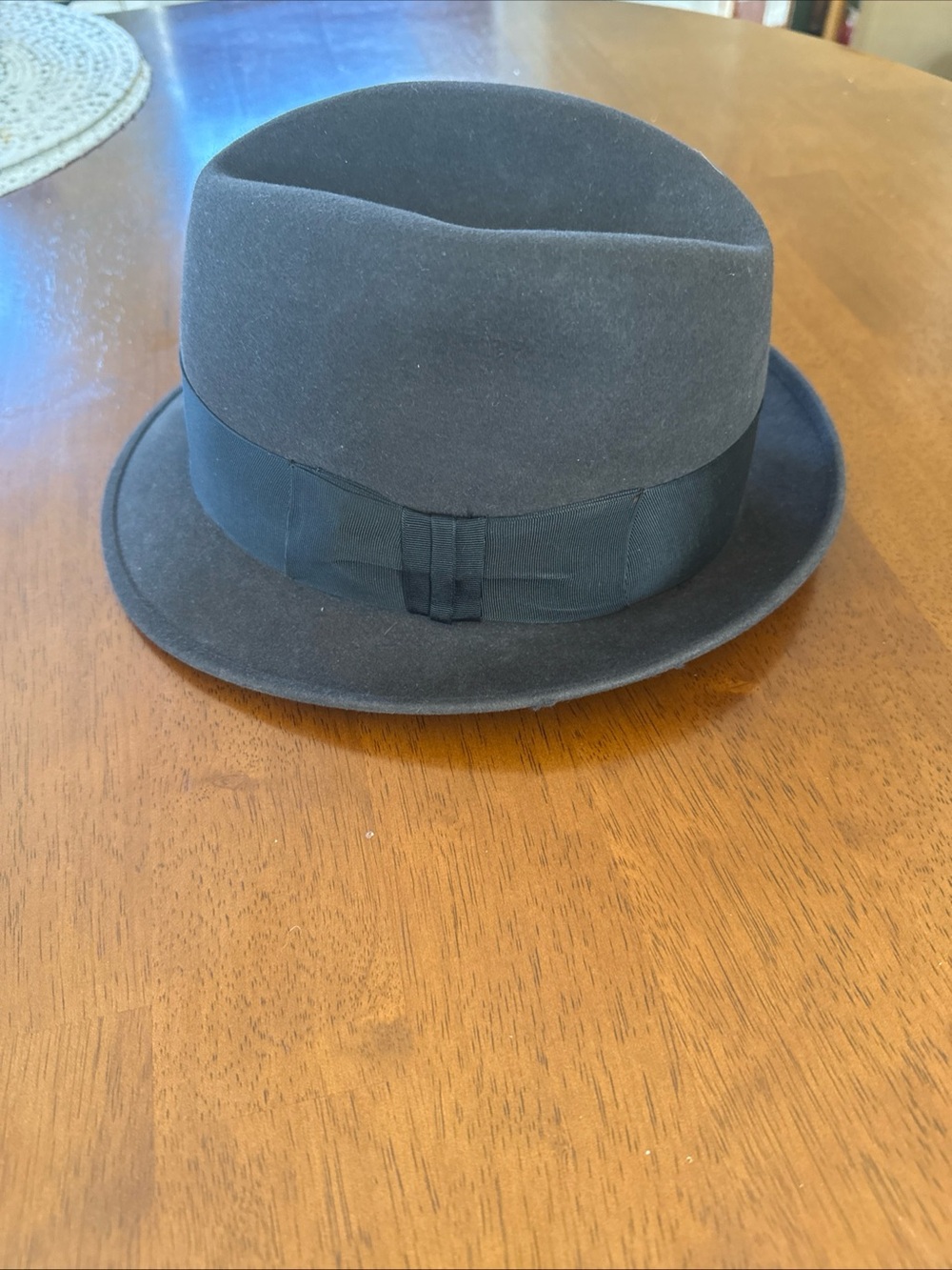 Vintage Stetson Fedora Hat Size 7 1/4 Blaxk